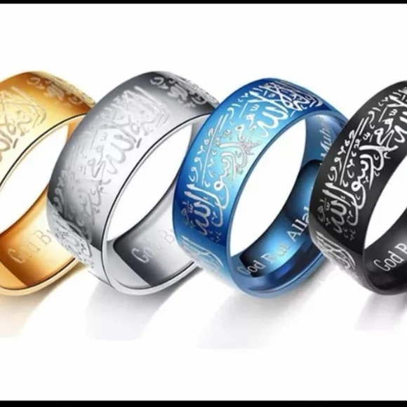 Stainless Steel Ring 8mm and 6mm Women Men - Picture 2 of 2